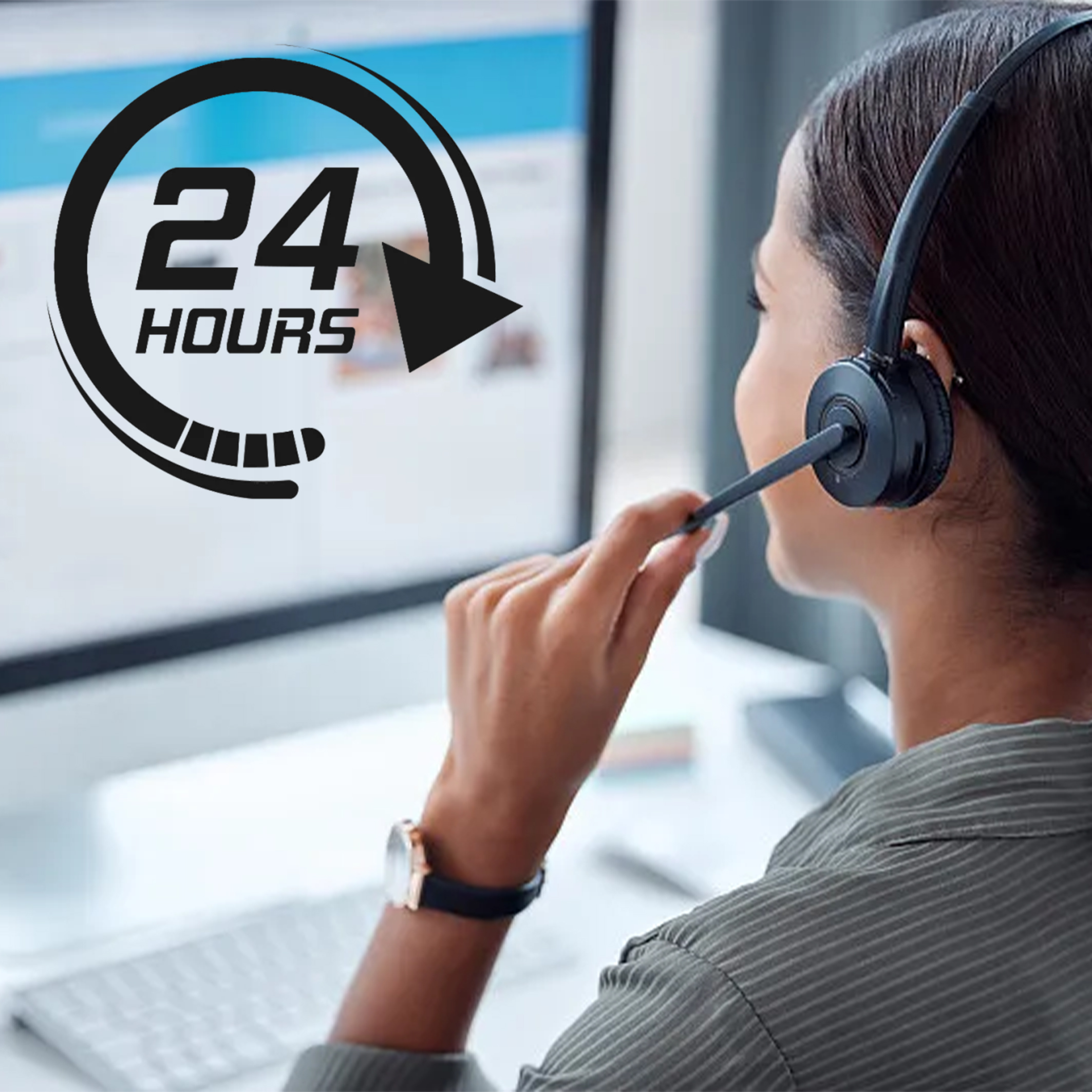 24/7 customer service available every day of the year